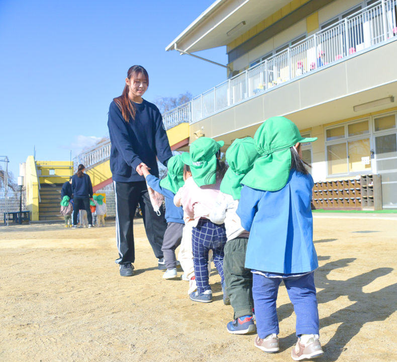西園こども園の子どもたちの様子